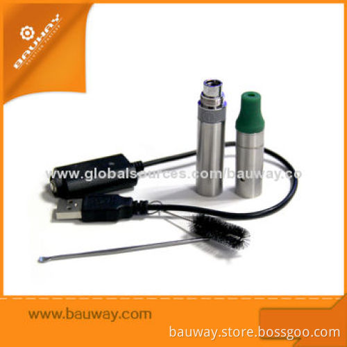 E cigarette, dry herb vaporizer pen with 350mAh ego battery